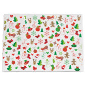 Sacs cadeaux de Noël Symboles de Noël XMAS (Devant)