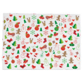 Sacs cadeaux de Noël Symboles de Noël XMAS (Dos)