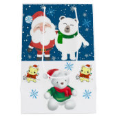 Sacs cadeaux de Noël Teddy Bear (Dos)