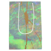 Sacs Cadeaux de Shopping Opale Verte (Dos)