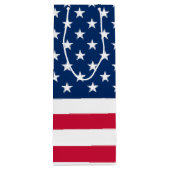 Sacs cadeaux de vin avec drapeau américain (Dos)