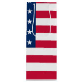 Sacs cadeaux de vin avec drapeau américain (Devant)