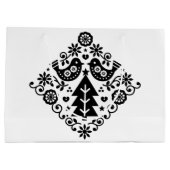 SACS Cadeaux DESIGN DE NOËL NORVÉGIEN  (Dos)