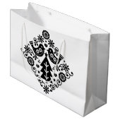 SACS Cadeaux DESIGN DE NOËL NORVÉGIEN  (Devant Angle)