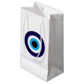 Sacs cadeaux Evil Eye avec le symbole bleu de chan (Devant Angle)