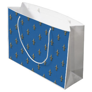 Sacs cadeaux Fleur de Lis
