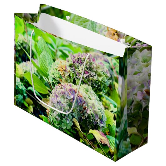 Sacs cadeaux Hydrangeas (Devant Angle)