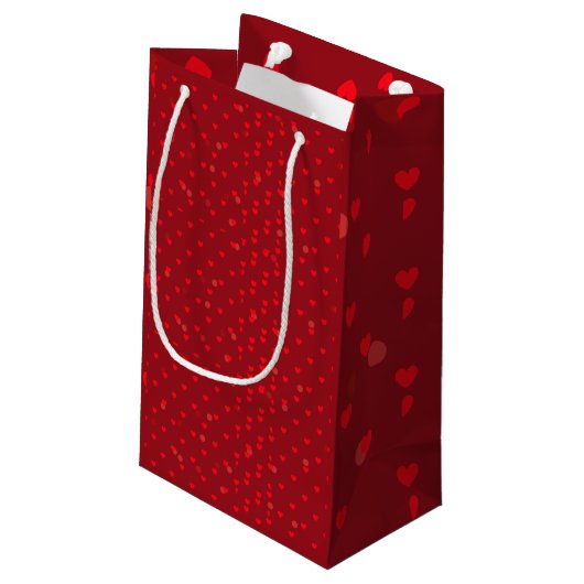 Sacs cadeaux inspirés par l'amour rouge (Dos Angle)