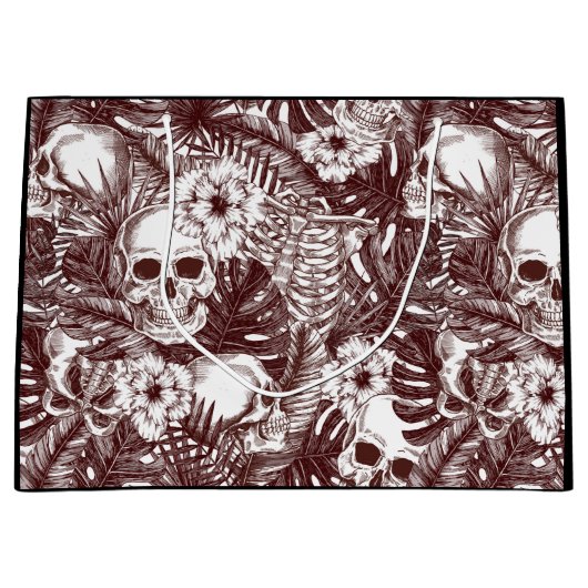 Sacs cadeaux Jungle Skulls (Devant)