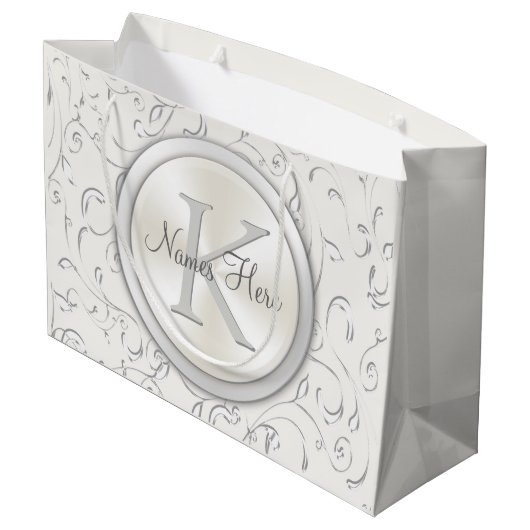 Sacs cadeaux Monogram pour Mariage ou toute occasi (Dos Angle)