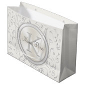 Sacs cadeaux Monogram pour Mariage ou toute occasi (Devant Angle)