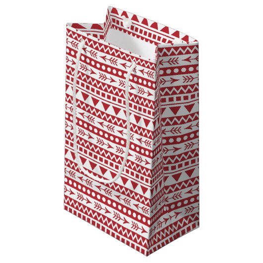Sacs cadeaux Motifs Aztec (Devant Angle)