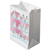 Sacs cadeaux Noël Snowman (Devant Angle)