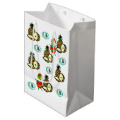 Sacs cadeaux père Noël Christmas Pineapples (Devant Angle)