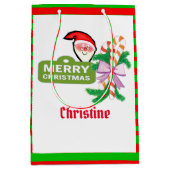 Sacs cadeaux père Noël Joyeux Noël (Devant)