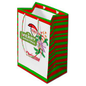 Sacs cadeaux père Noël Joyeux Noël (Dos Angle)