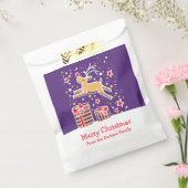 Sacs cadeaux personnalisés de rennes de Noël (Scellé)