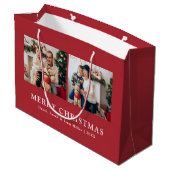 Sacs Cadeaux Photo de Noël (Dos Angle)