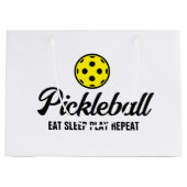Sacs cadeaux Pickleball - Mangez le sommeil Jouer  (Devant)