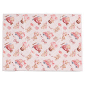 sacs cadeaux pour bébé fille en couleur rose (Devant)