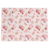 sacs cadeaux pour bébé fille en couleur rose (Dos)