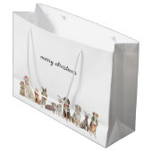 Sacs cadeaux pour chiens de Noël (Devant Angle)