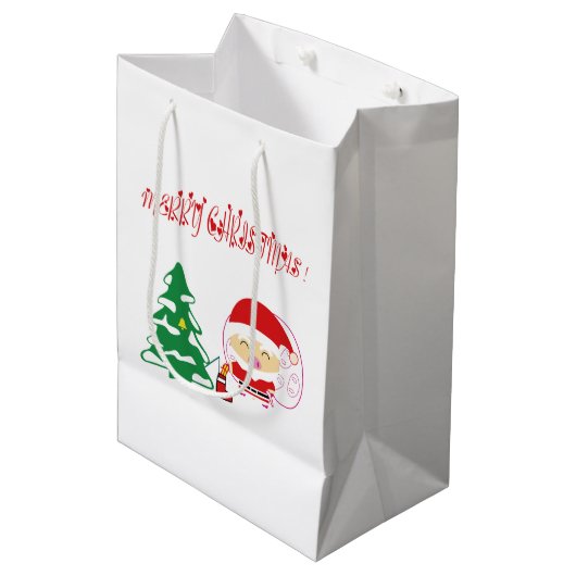 Sacs cadeaux pour sapin de Noël (Devant Angle)