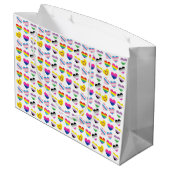 Sacs cadeaux Pride Hearts (Dos Angle)