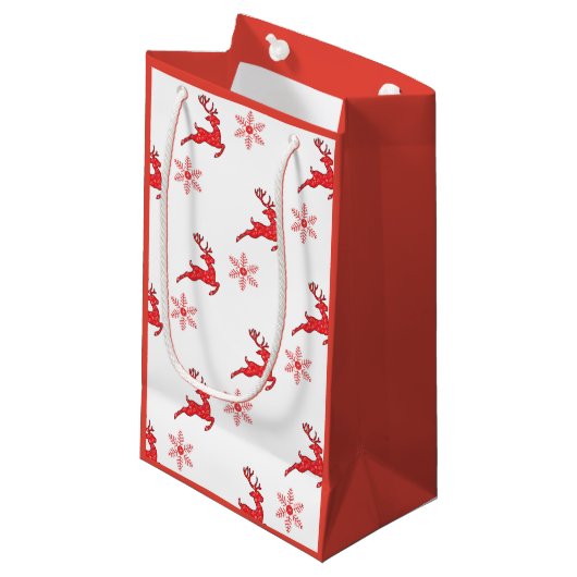 Sacs cadeaux - Reindeer Design (Devant Angle)