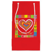 Sacs Cadeaux Rétro Amour (Devant)