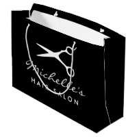 Sacs cadeaux salon de coiffure personnalisés pour