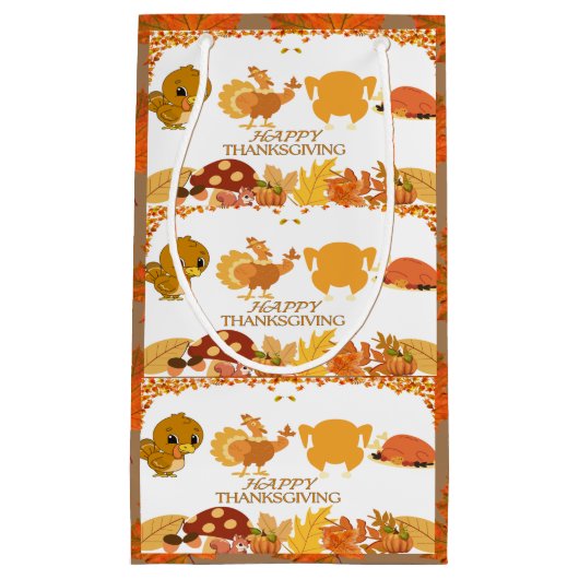 Sacs cadeaux Thanksgiving (Devant)