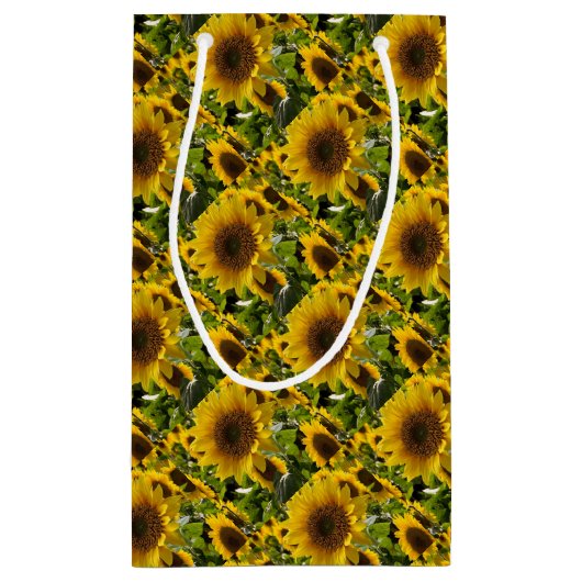 Sacs cadeaux Tournesols (Dos)