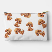 Sacs cosmétiques et de toilette (chiot de caniche  (Verso)