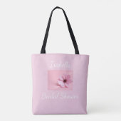 Sacs Coton Bio Fleurs de Cosmos Rose Tendre pour E (Dos)