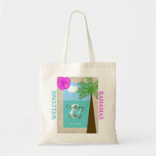 Sacs de bienvenue de mariage de destination plage