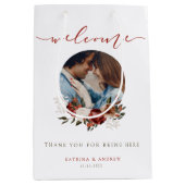 Sacs de bienvenue pour cadeaux de mariage avec pho (Devant)