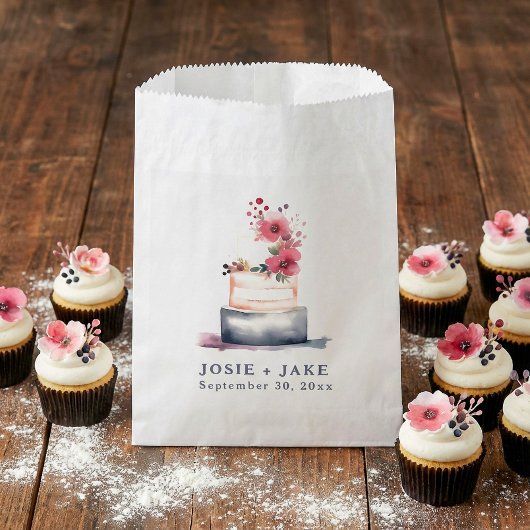 Sacs de bonbons de mariage pastel