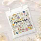 Sacs de bonbons de thème floral de fleur sauvage (Coupé)