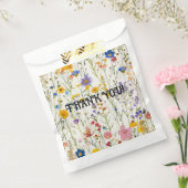Sacs de bonbons de thème floral de fleur sauvage (Scellé)