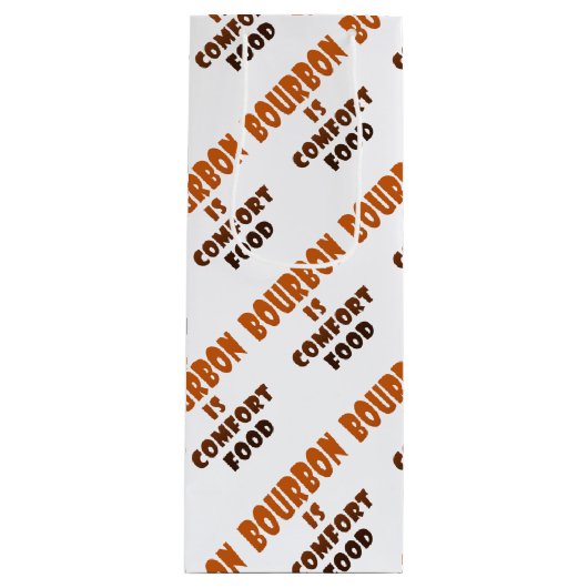 SACS de CADEAU - BOURBON est nourriture de confort (Devant)
