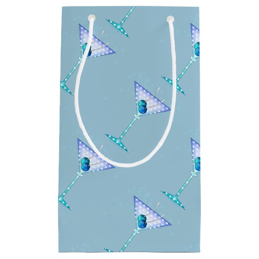 SACS DE CADEAU, CONCEPTION BLEUE DE MARTINI (Devant)