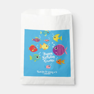 Sacs de cadeau d'anniversaire d'aquarium de