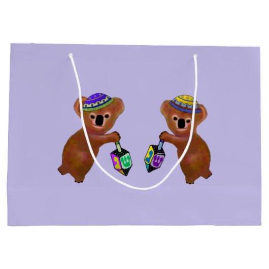 Sacs de cadeau de Chanukah de koala (Dos)