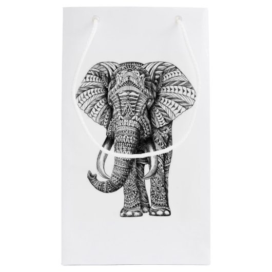 Sacs de cadeau de conception d'éléphant (Dos)