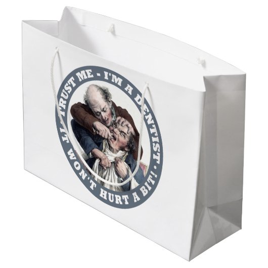 Sacs de cadeau d'humour de DENTISTE (Dos Angle)