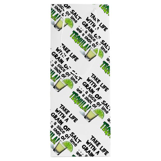 SACS DE CADEAU - LA VIE, CHAUX, SEL, TEQUILA ! (Dos)