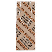SACS de CADEAU - non tout le whiskey est BOURBON ! (Dos)
