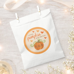 Sacs de cadeaux de Baby Shower Citrouille Mignonne