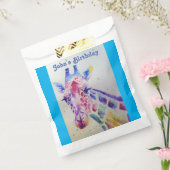 Sacs de cadeaux de fête d'animaux de zoo de girafe (Scellé)